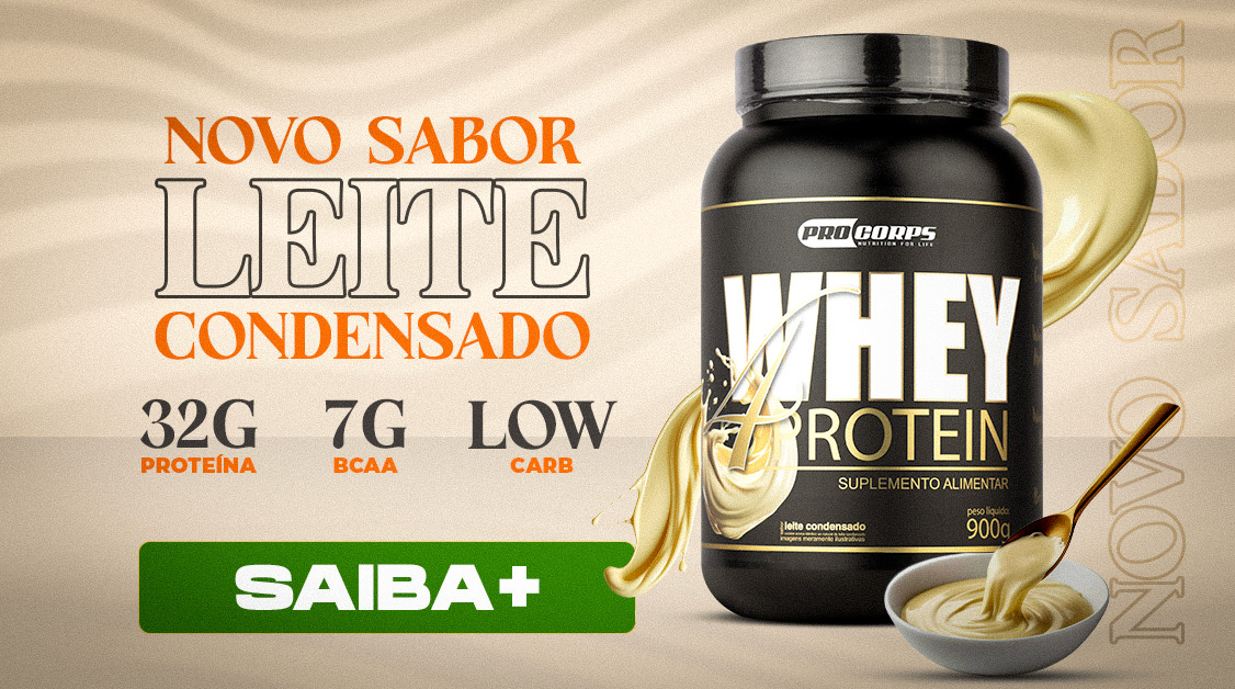 Whey 4 Protein - Novo Sabor Leite Condensado Pré-treino Psikopata agora no sabor Tangerina