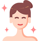 Desenho Pele firme, bonita e hidratada